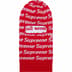 Supreme New Era Repeat Balaclava - Red (front)