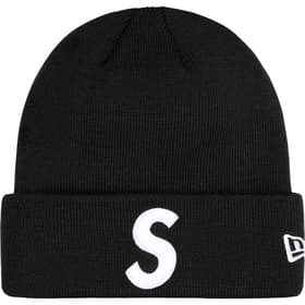Supreme New Era S Logo Beanie Black