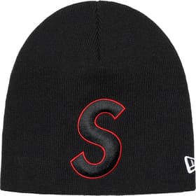 Supreme New Era S Logo Beanie Black