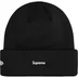 Supreme New Era S Logo Beanie - Black (front)
