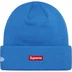 Supreme New Era S Logo Beanie - Blue (front)