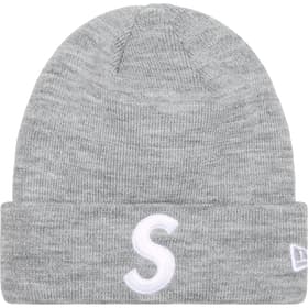 Supreme New Era S Logo Beanie Heather Grey