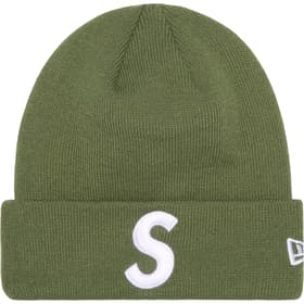 Supreme New Era S Logo Beanie Olive