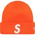 Supreme New Era S Logo Beanie - Orange (front)