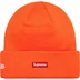 Supreme New Era S Logo Beanie - Orange (front)