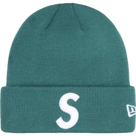 Supreme New Era S Logo Beanie Pine
