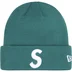 Supreme New Era S Logo Beanie - Pine (front)