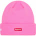Supreme New Era S Logo Beanie - Pink (front)