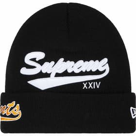 Supreme New Era Salvation Beanie Black