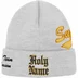 Supreme New Era Salvation Beanie - Heather Grey (front)