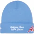 Supreme New Era Salvation Beanie - Light Blue (front)