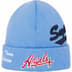 Supreme New Era Salvation Beanie - Light Blue (front)