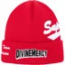 Supreme New Era Salvation Beanie - Red (front)