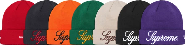 Supreme New Era Script Beanie - Product Image