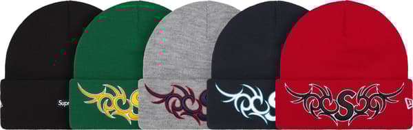 Supreme New Era Tribal S Logo Beanie - Product Image