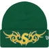 Supreme New Era Tribal S Logo Beanie - Green (front)