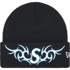 Supreme New Era Tribal S Logo Beanie Navy