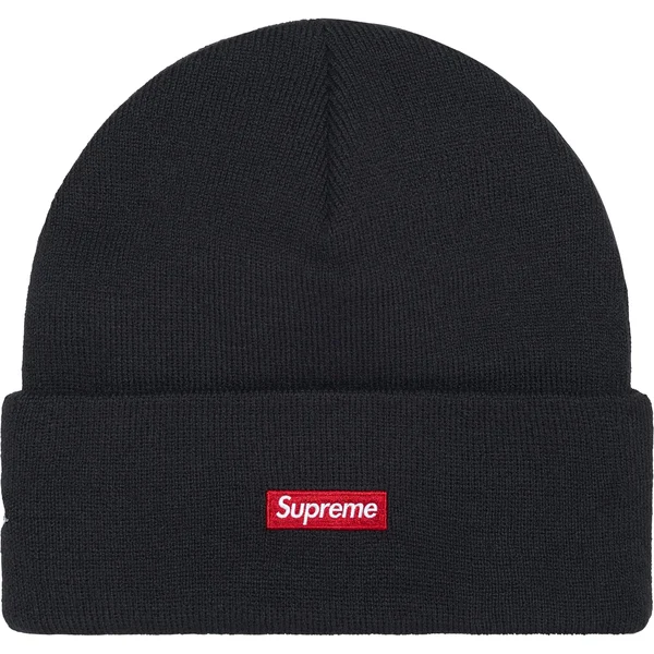 Supreme New Era Tribal S Logo Beanie - Navy (front)