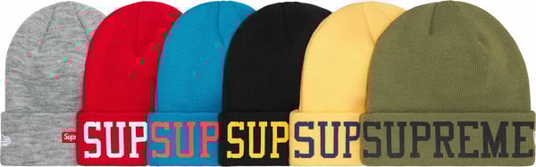 Supreme New Era Varsity Beanie - Product Image
