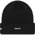 Supreme New Era Varsity Beanie - Black (front)