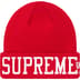 Supreme New Era Varsity Beanie - Red (front)