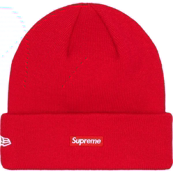 Supreme New Era Varsity Beanie - Red (front)