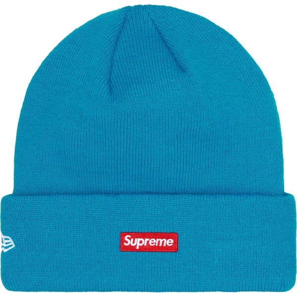 Supreme New Era Varsity Beanie - Slate (front)