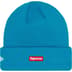Supreme New Era Varsity Beanie - Slate (front)
