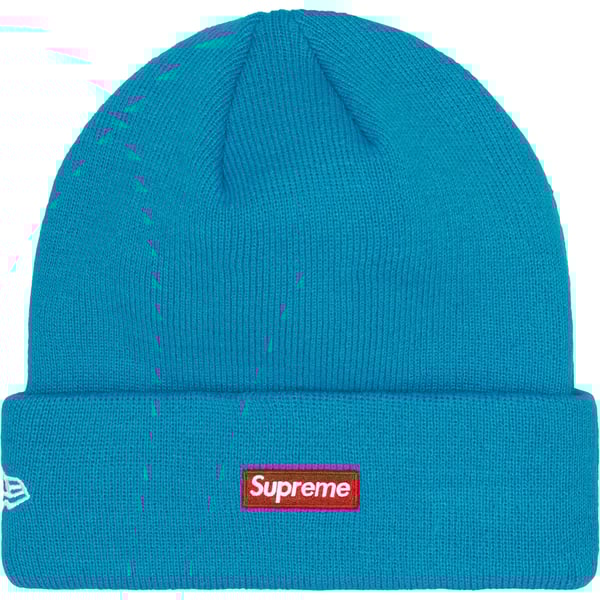 Supreme New Era Varsity Beanie - Slate (front)