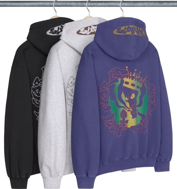 Supreme New World Order Hooded Sweatshirt - Product Image