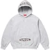Supreme New World Order Hooded Sweatshirt - Ash Grey (front)