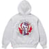Supreme New World Order Hooded Sweatshirt - Ash Grey (front)