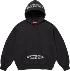 Supreme New World Order Hooded Sweatshirt Black