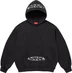 Supreme New World Order Hooded Sweatshirt - Black (front)