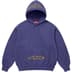 Supreme New World Order Hooded Sweatshirt - Washed Navy (front)