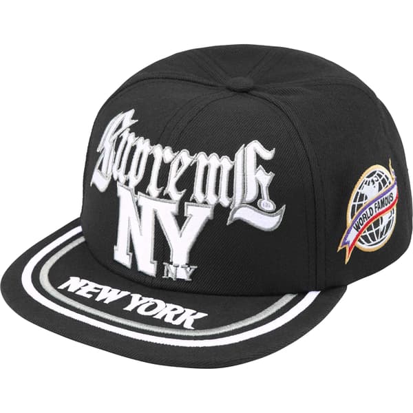 Supreme New York 6-Panel - Black (front)