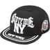 Supreme New York 6-Panel - Black (front)