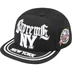 Supreme New York 6-Panel - Black (front)