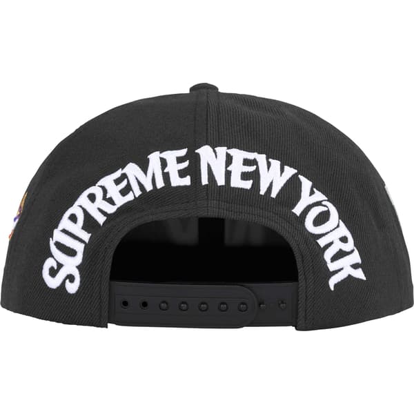 Supreme New York 6-Panel - Black (front)