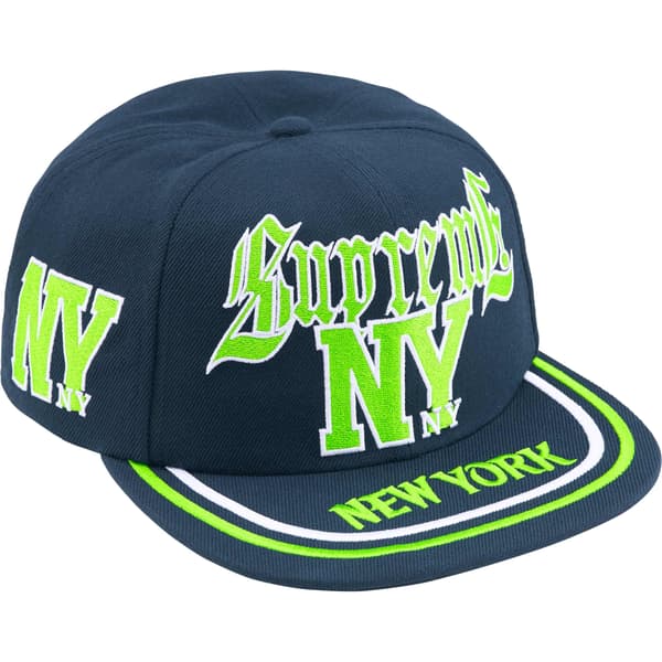 Supreme New York 6-Panel - Navy (front)