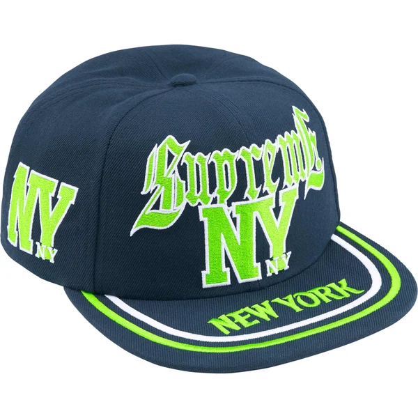 Supreme New York 6-Panel - Navy (front)