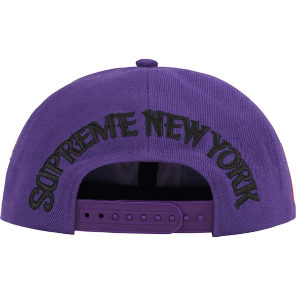 Supreme New York 6-Panel - Purple (front)