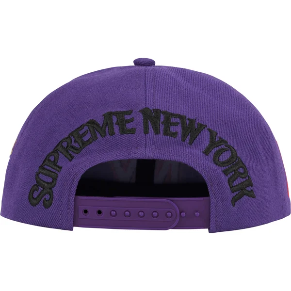 Supreme New York 6-Panel - Purple (front)