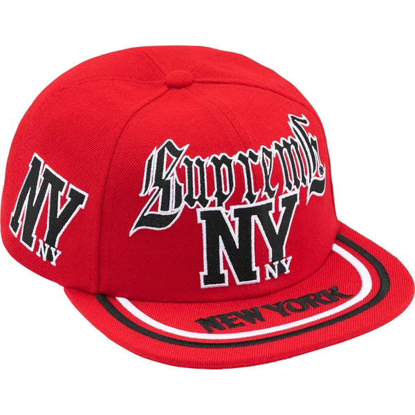 Supreme New York 6-Panel - Red (front)