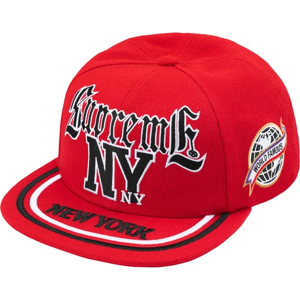 Supreme New York 6-Panel - Red (front)