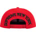 Supreme New York 6-Panel - Red (front)