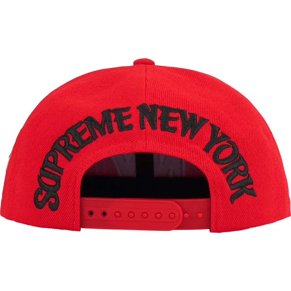 Supreme New York 6-Panel - Red (front)