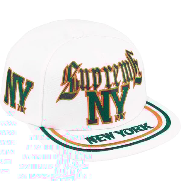 Supreme New York 6-Panel - White (front)