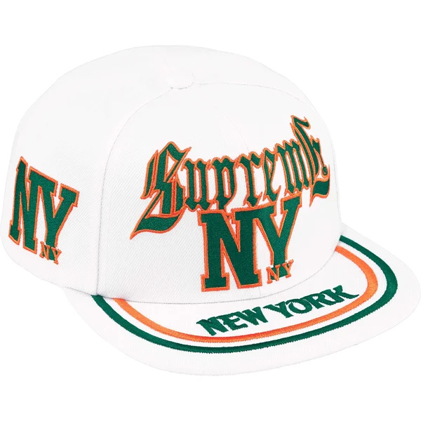 Supreme New York 6-Panel - White (front)