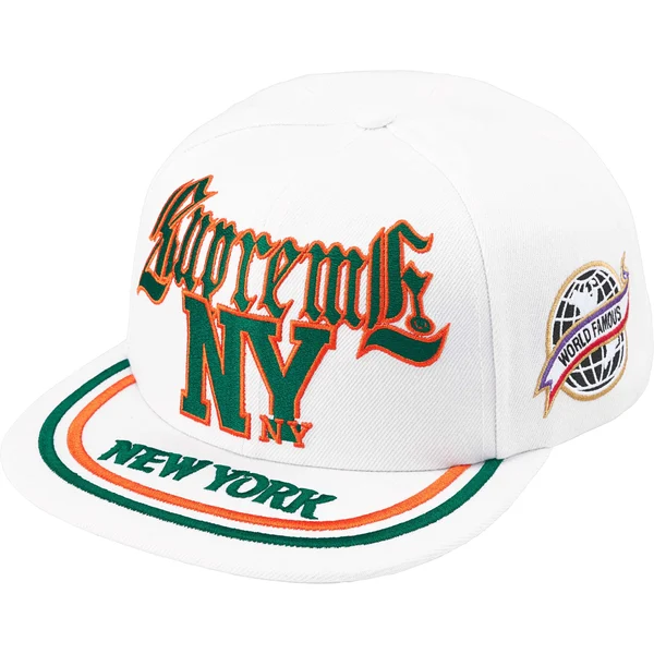 Supreme New York 6-Panel - White (front)